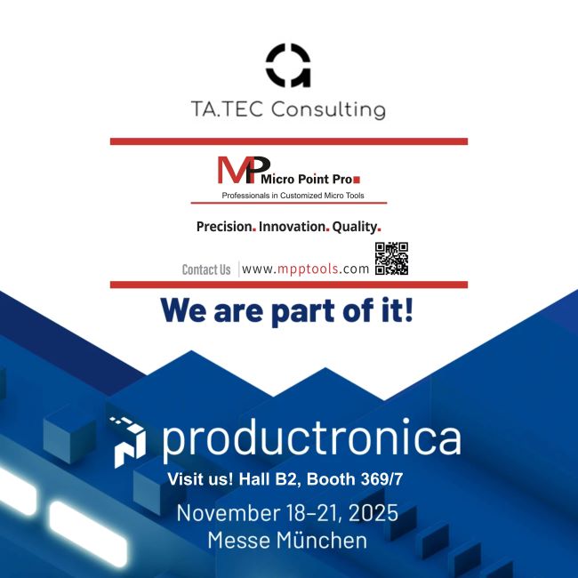 Productronica invitation from MPP Tools